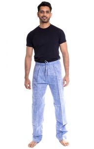 Pánské jóga kalhoty modré pk460