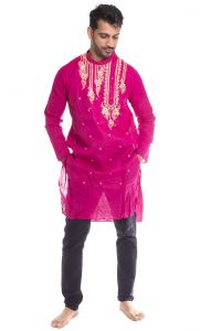 Slavnostní bengálská kurti M sh079