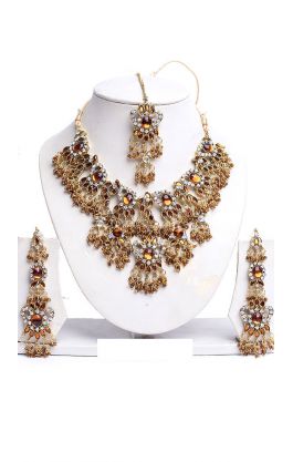 Luxusní bollywoodská sada šperků ks1693