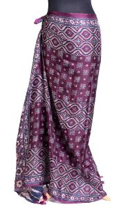 Bordový sarong - pareo sr421
