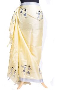 Smetanový sarong - pareo sr431