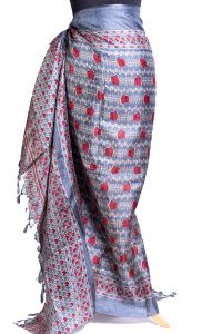 Šedý sarong - pareo sr436