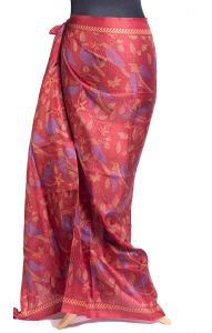 Červený sarong - pareo sr448