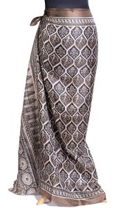 Hnědý sarong - pareo sr460