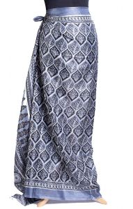 Šedobéžový sarong - pareo sr462