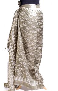 Béžový sarong - pareo sr478