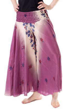 Kalhotová sukně lila kal1589