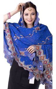 Luxusní vyšívaná dupatta dh1680
