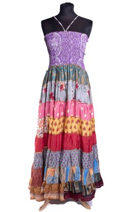 Hippie boho sukně-šaty suk5335