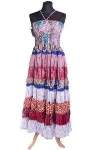Hippie boho sukně-šaty suk5336