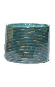 Sada náramků bangles petrolejové XL ba277