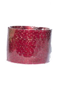 Sada náramků bangles vínová XL ba310
