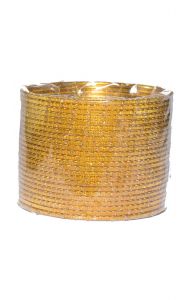 Sada náramků bangles zlatá XL ba312