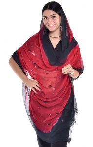 Luxusní vyšívaná bollywoodská dupatta II. jakost dh1706