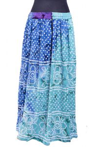 Pestrobarevná rádžasthánská sukně suk5494