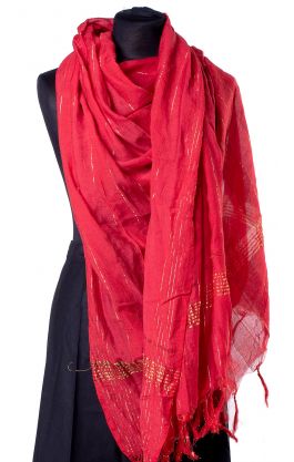 Elegantní indická šálka červená st1878