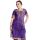 Mušelínová bavlněná tunika za super cenu fialová S ha2262
