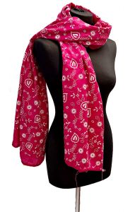 Elegantní bavlněná šálka - dupatta - z Indie růžová st2034