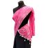 Elegantní bavlněná šálka - dupatta - z Indie růžová st2035