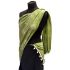 Elegantní bavlněná šálka - dupatta - z Indie olivová st2036