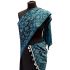 Elegantní bavlněná šálka - dupatta - z Indie petrolejová st2038