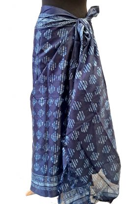 Sarong - pareo indigový sr550