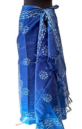 Sarong - pareo indigový sr552