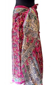 Sarong - pareo fuchsiový sr557