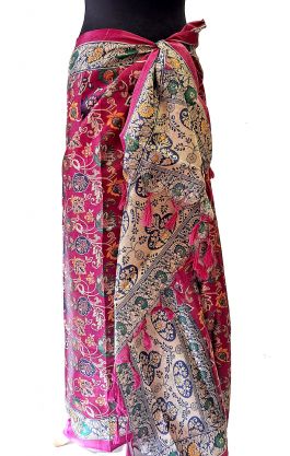 Sarong - pareo fuchsiový sr557