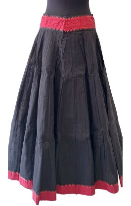 Kolová maxisukně černá M suk5863