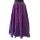 Jednobarevná polokolová bavlněná sukně fialová suk5871
