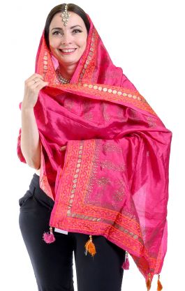 Bollywoodská dupatta - závoj dh1850