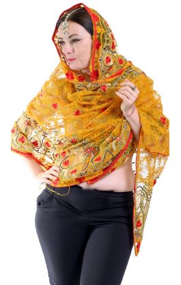 Tylový závoj - dupatta dh1854