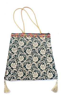 Luxusní brokátová indická kabelka lahvová ta193