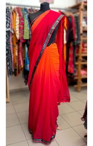 Bollywood Blitz Saree - Fire of the Heart v8530