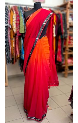 Bollywood Blitz Saree - Fire of the Heart v8530
