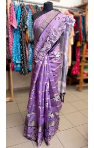 Sárí s japonskými motivy - látka na kimono v8541