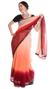 Bollywood Blitz Saree - Dreamy Dawn v8531