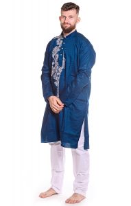 Slavnostní bengálská kurta petrolejová XL sh119