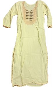 Tradiční indická dámská tunika limetková S 19-04