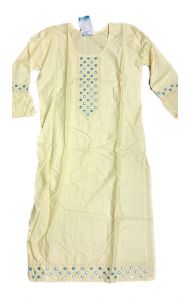 Tradiční indická dámská tunika žlutá S 19-09