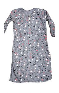 Tradiční indická dámská tunika šedá S 19-19