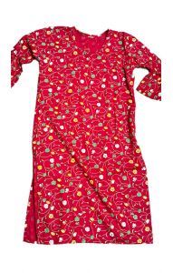 Tradiční indická dámská tunika červená S 19-21