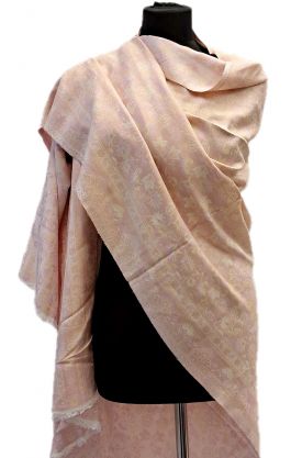 "Kašmírová" maxišála z Himalájí růžovo-bílá sl3694