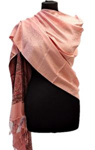 Luxusní šála Heeramandi starorůžová sl3704