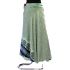 Zavinovací sukně na 100 způsobů z recyklovaných sárí akvamarínová suk5907