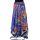 Zavinovací sukně na 100 způsobů z recyklovaných sárí modrá suk5914