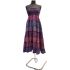 Teplá bavlněná sukně a šaty v jednom - magická noc suk5733