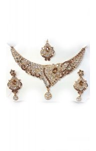 Souprava šperků bollywood za super cenu zlatá barva ks1885