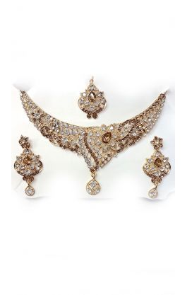 Souprava šperků bollywood za super cenu zlatá barva ks1885
